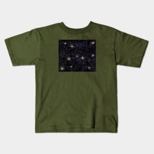 Luminous Night with fireflies Kids T-Shirt